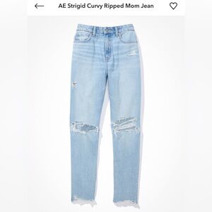 American Eagle Outfitters Strigid Curvy Mom Jean